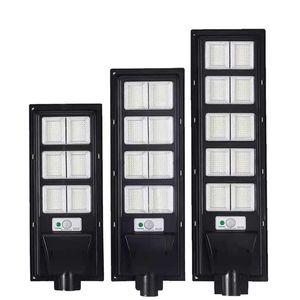 LED induction Solar street light Sun Energy wall lamp Outdoor Led Security Flood Lights Remote Control for Court Parking Lots oemled