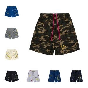 Galleryes depts Designer short Mens Fashion Brand galleryes dept hand-painted Splash Printing summer beach short