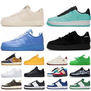 nike air force 1 Tiffany af1 off white airforce 1 one travis scott Shoes Men Women Stussy Virgil Abloh Black Cactus Jack Sail Mca dhgate【code ：L】Plate-forme Sneakers