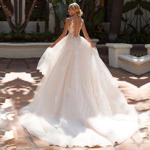 white boho beach Wedding Dresses Lace 3D Floral Appliqued Hollow Back Half Long lace Boho Dress Beach sexy Plus Size Bridal Gowns Custom Made bling Vestidos De Novia