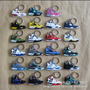 Keychains Lanyards Key Chain Pendant Basketball Shoe Key Chain Ring Generation 4 Sports Shoe Key Chain