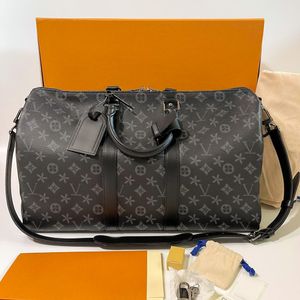 デザイナーKeepall M41424 Luxurys 45 50 55旅行バッグレディースメンズ7Aダッフル