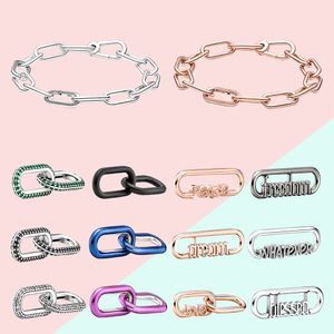 925 SIVER kralen Charms voor Pandora Charm Armbanden Designer For Women Me Link Chain armband