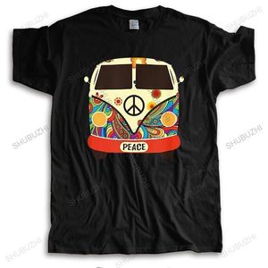 Erkek Tişörtler Erkek Yaz Pamuk Marka Tshirt Gevşek T-Shirt Hippies Barış ve Aşk Onun için Vintage Ras Dirks Artı Boyut Baskı Teeshirt 230321