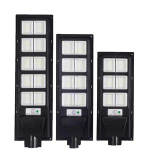 Outdoor Commercial LED Solar Street Light 600W 500W 400W 300W 200W 100W Parking Lot Road Lamp crestech