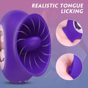 Vibrator for Women G-Spot Licking Clit Nipple Stimulator Oral Tongue Pussy Vagina Sex Toys for