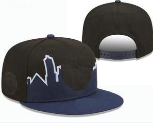 2023 American Baseball Min Snapback Letters Hats 32 Drużyny luksusowy projektant koszykówki Casquette Sport Hat Paspback Wstecz Zagłówek z regulowaną czapką
