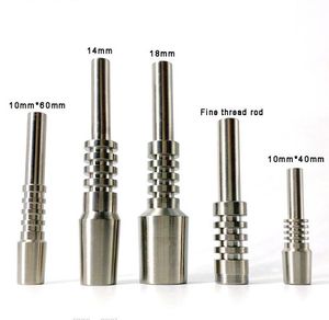 Titaniumspitze Raucherhandwerkzeuge Domeless 10 mm 14 mm 18 mm Gr2 Inverted Grad 2 Ti -Nägel für NC Kit Strohkonzentrat DAB Rigs