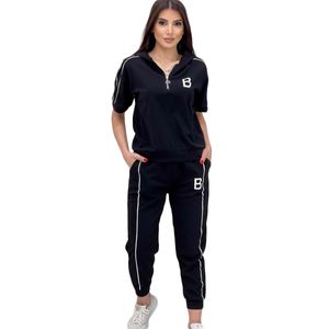 Hooded Two Piece Sets Tracksuit Women Casual Pullover Top and Pants Set Outfits Free Ship