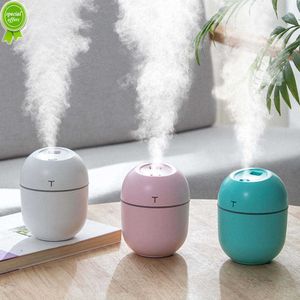 Yükseltme 220ml Mini Hava Nemlendiricisi Gece Işığı USB Plug-In Cool Mist Spreyer Taşınabilir Otomobil Yatak Odası Ofis Ev Cihazı