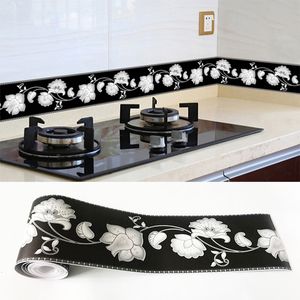 Wall Stickers PVC SelfAdhesive Waterproof 3D Sticker Kitchen Bathroom Kicking Line Waistline paper Borders Removable Decor 230321