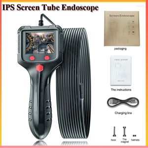 2.4" HD IPS Screen Tube Endoscope Borescope IP67 Waterproof 1080P 2/5/10/15/20/30/50 LED Meter Pipe Sewer Inspection