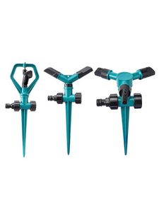 Водопольное оборудование 3pcs/Set Lawn Sprinkler Автоматический 360 градусов вращающихся садовых вод