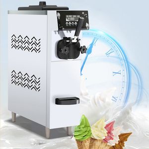 220V / 110V Soft Server Ice Cream Making Machine Liten 1 smakglass Maker