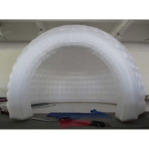 6 m / 8 m di diametro Grande tenda a cupola gonfiabile illuminata a LED esplodere Tende igloo bianche per feste o eventi all'aperto