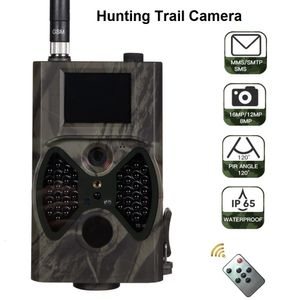 Jaktkameror utomhus 2G HC300M 1080P Cellulära spårkameror Wild Trap Game Night Vision Hunting Security Wireless Waterproof Motion Activated 230320