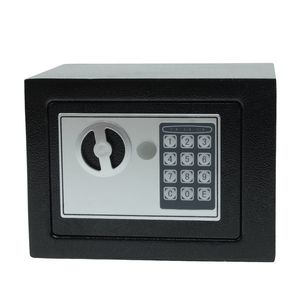 6.4L Steel Digital Safe Box Digital Electronic Password Lock Safe Box Money Security Storage for Home Cash Deposit Jewelry Gun