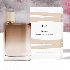 Perfume Feminino HER 100ml EDP Intense Parfums Boa Qualidade 100ml Fragrância Agradável de Longa Duração 100ml Spray Envio Rápido