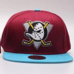 2021アメリカのホッケーボールアヒルスナップバックハット32チームCASQUETTE SPORTS HIP-HOPフラット刺繍帽子男性女性調整可能キャップDrop262F