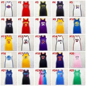 Detaliczne sukienki damskie koszykówka stroje dla dzieci seksowna sukienka na co dzień jednostronna drukowana spódnica kombinezonu bez rękawów