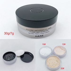 Face Powder Pounder Universelle Libre Fine Naturell Finish Löst Powder Liten Storlek 7g färg 10 12 20