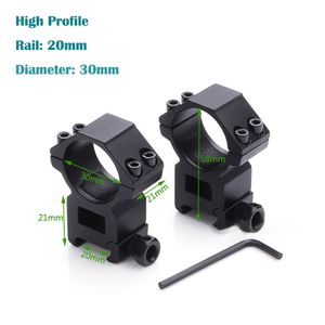 Scope mounts 1" 25.4mm 30mm for 11mm Dovetail Rail 20mm Picatinny Weaver High/Low Profile Hunting