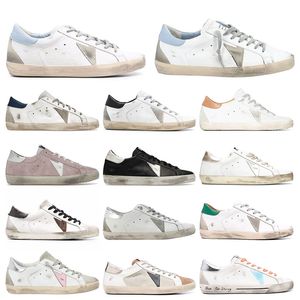 Casual Dress Shoes Designers Italy Brand Womens Sneakers Dirty Basket Distressed Dirty SuperStar Trainers Outdoor Sports Low platform White Light Pink Ice Orch