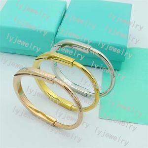 best selling luxury lock bracelet designer for women love bangles cjeweler silver rose gold titanium steel jewelry mens lock bangle never fade not allergic wedding gift