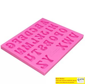 Cake Tools Alphabet Letter Mold Silicone Cake Moulds Decorating Cupcake Topper Chocolate Molds
