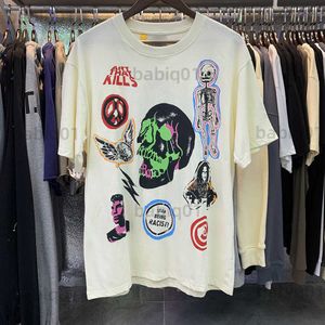 T-shirt da uomo Novità 2022 Uomo Skull Head Monster Stop T-shirt T-shirt Hip Hop Skateboard Street T-shirt in cotone Tee Top Kenye # R90 T230321