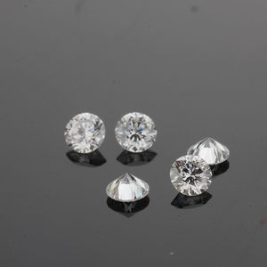 Löst diamanter Boeycjr 0548ct f Color Lab Grown Real Diamond HPht VS2 Round Brilliant Cut Stone Utmärkt smycken Making 230320