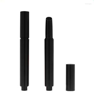 Storage Bottles 100pcs Empty Black Pressed Lipstick Tube Style Lip Sub Caontainer DIY Directly Filling