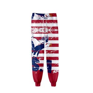 3D-Druck Männer Frauen Schädel Adler USA Nationalflagge Harajuku Ganzkörper-Jogginghose Winterhose Lässige lustige Hose 004