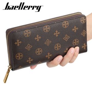 Кошельки Baellerry Women Women Skellet из кожи на молнии монеты монет монет