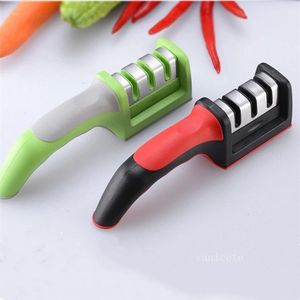 Нож-точилка портативная многофункциональная 3 этапа тип Quick Rouchening Tool Kitchen Knives Accessories Gadget LT328