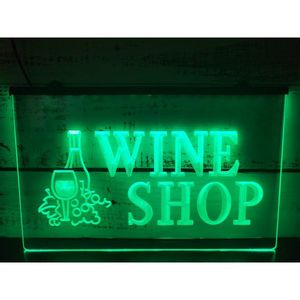 Öppen vinbutik Bar Pub Club NR LED Neon Light Sign -I091