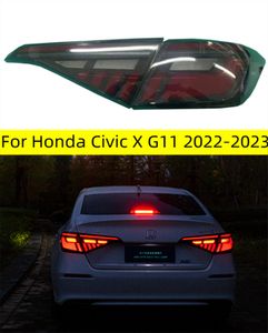 Honda Civic için Araba Arka Ilights Montaj X G11 2022-2023 LED arka lamba dönüş sinyali frenli ışıklar durdurma lambası