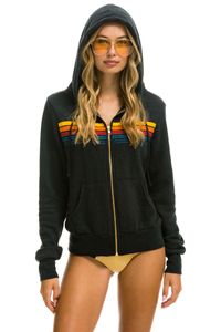 Designer womens zip up hoodie women rainbow hoodies with pant cardigan with hat long sleeve ployester grey size xl