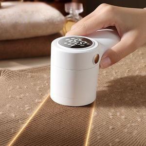 Lint Rollers Brushes Remover 1200mAh LED Display Rechargeable Electric Fabric Shaver 3 Speeds Portable Fuzz Pill Clothes Furniture Sweater 230320