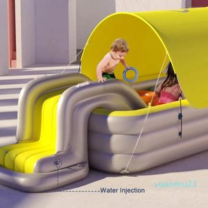 Pool Swimming Inflatable Slide Supply Portable Water Play Recreation Facility For Outdoor Backyard Party 61