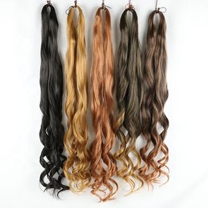 Tranças onduladas soltas, tranças de cabelo sintético, tranças para mulheres africanas, cabelos afro soltos e ondulados