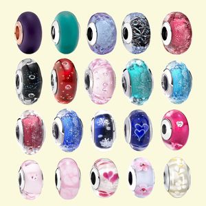 925 SIVER BEADS CHARMS PARA PANDORA Designer de pulseiras de charme para mulheres luxuosas lindas encantadoras de buttle fosco