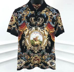 Camisetas masculinas 2023 Crown Crown Prinha Roupas de designer de algodão real para homens estilo punk gótico