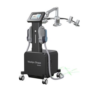 Piękno Przedmioty 2 w 1 6D LIPO Laser Slim EMS Body Sculpting Maszyna z EMS Funkcja budowania mięśni HIEMT 532NM zielone światło czerwone światło 635NM