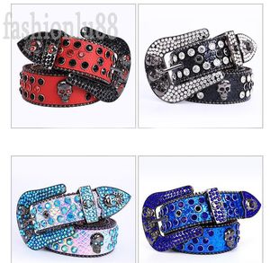 Bb belts leather diamond designer belt luxury plus size buckle soft fashion trendy jeans cinturon silver plated bling womens mens belt black full popular E23