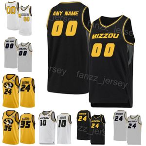 Missouri Tigers Basketball 5 DMOI HODGE JERSEY COLLEGE 4 DeAndre Gholston 11 Isiaih Mosley 35 Noah Carter 10 Nick Honor 55 Sean East II 24 Brown Stitched Shirt NCAA