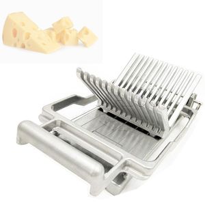 Cortador de queijo cortador de queijo de grau alimentício para cozinha placa de alumínio com fio de corte de aço inoxidável incluído