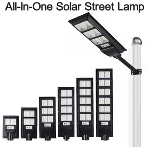 LED -induktion Solar Street Light Sun Energy Wall Lamp utomhus LED Säkerhetsflödeslampor Fjärrkontroll för domstolsparkeringsplatser Usastar