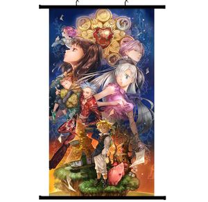 Wandaufkleber für Zuhause Seven Deadly Sin Anime Animation Wandbild Scroll Poster Wandbild Großhandel