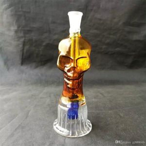 Hookahs Bone hookah glass bongs accessories Colorful Pipe Smoking Curved Glass Pipes Oil Burner